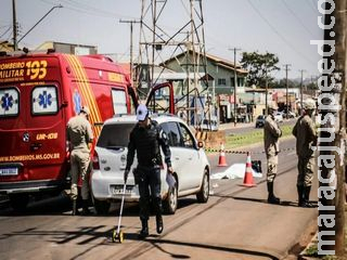 Pedestre que morreu atropelado na Avenida Guaicurus tinha deficiência visual Pedestre que morreu atropelado na Avenida Guaicurus tinha deficiência visual