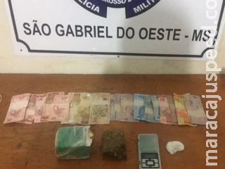 Adolescente de 15 anos é apreendido em flagrante por tráfico de drogas