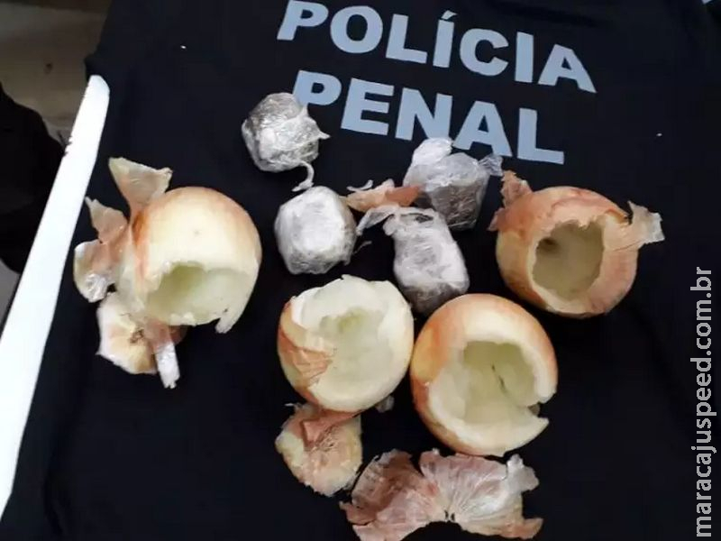 Grávida tenta entregar cebola “recheada” com maconha em presídio 