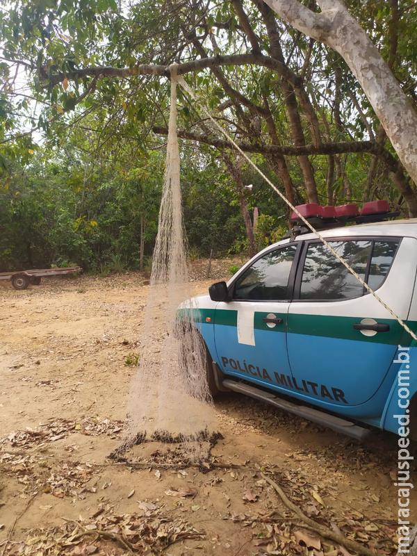 Homem se joga no rio Aquidauana para fugir da polícia Homem se joga no rio Aquidauana para fugir da polícia