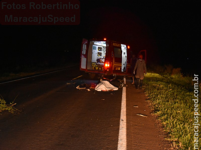 Maracaju: Bombeiros atendem acidente na BR-267, de colisão de motocicleta com carreta e condutora de motocicleta veio a óbito no local Maracaju: Bombeiros atendem acidente na BR-267, de colisão de motocicleta com carreta e condutora de motocicleta veio a óbito no local