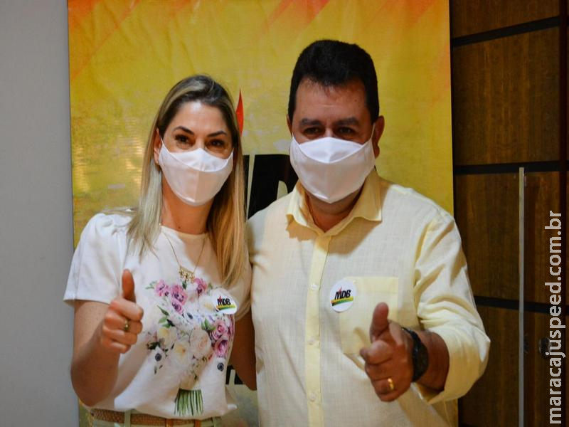 MDB Maracaju oficializa candidatura de Lenilso Carvalho à prefeitura e doutora Lidiane como vice-prefeita MDB Maracaju oficializa candidatura de Lenilso Carvalho à prefeitura e doutora Lidiane como vice-prefeita