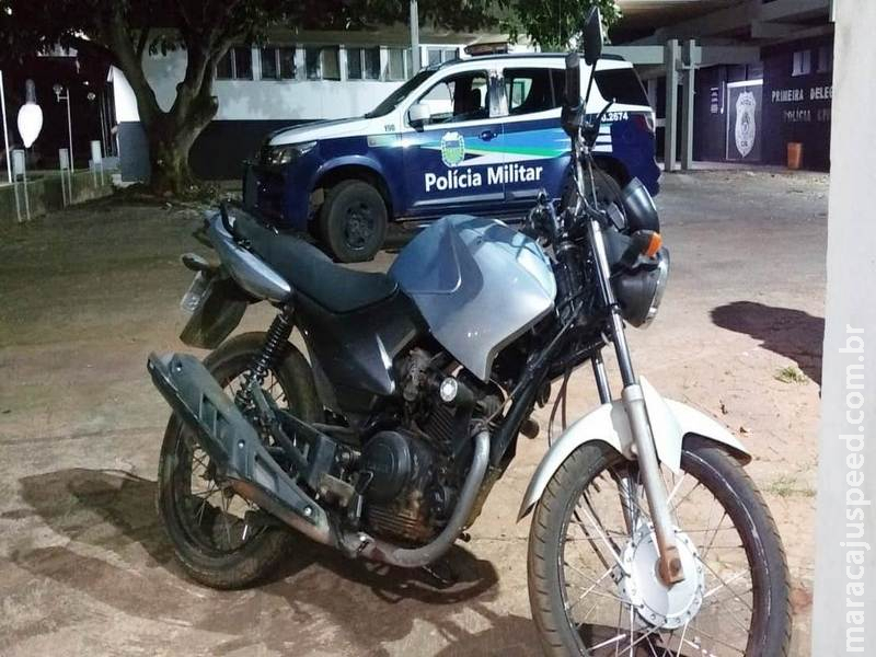 PMs recuperam moto furtada em Jardim e dois suspeitos são presos