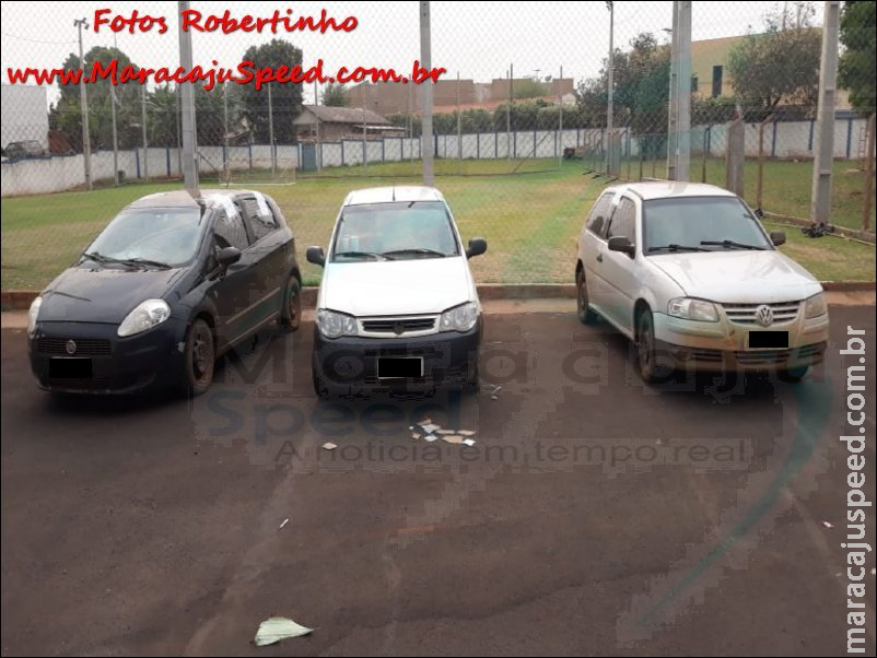 Polícia Militar de Maracaju intercepta comboio de três veículo com grande quantidade de mercadorias oriundas do contrabando e descaminho Polícia Militar de Maracaju intercepta comboio de três veículo com grande quantidade de mercadorias oriundas do contrabando e descaminho