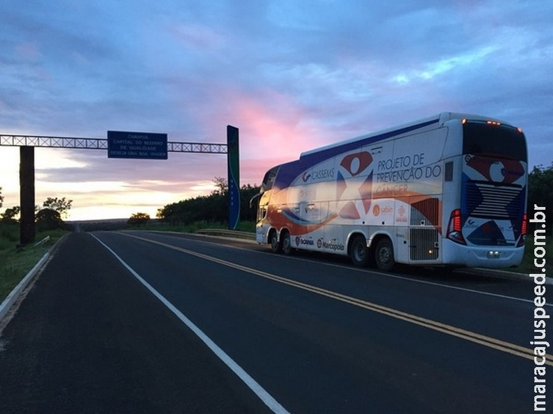 Ônibus da CASSEMS realiza atendimento em Maracaju na sexta-feira (16)