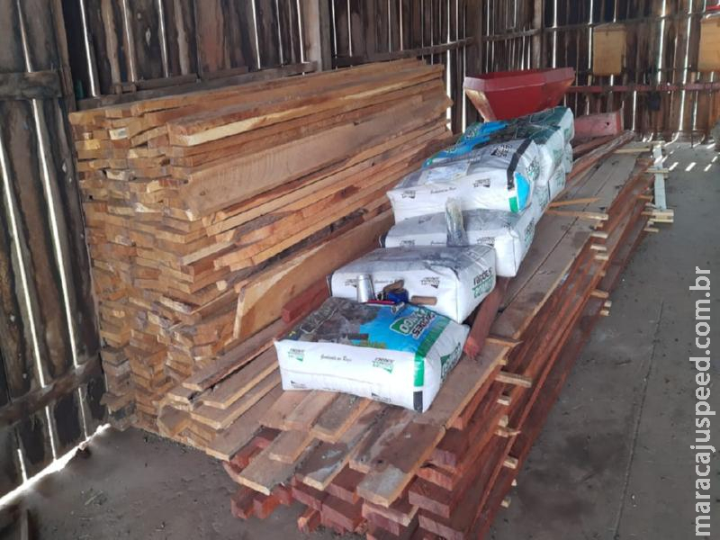 Polícia Militar Ambiental de Cassilândia autua infratora R$ 7 mil por exploração de madeira em área protegida de reserva legal da propriedade