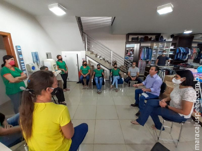Thiago Caminha apresenta entre suas propostas de plano de governo a valorização e desenvolvimento do comercio local de Maracaju