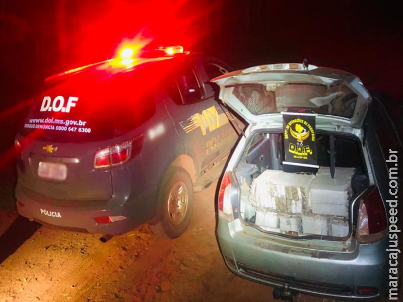 Veículo com mais de 300 Kg de maconha foi apreendido pelo DOF durante a Operação Hórus Veículo com mais de 300 Kg de maconha foi apreendido pelo DOF durante a Operação Hórus