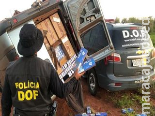 Apreensões do Dof barram quase dois milhões de reais em contrabando e drogas Apreensões do Dof barram quase dois milhões de reais em contrabando e drogas