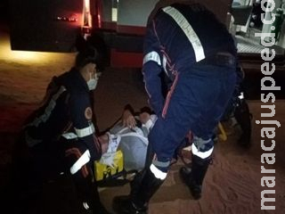 Entregador é fechado, derrubado e tem moto roubada por casal na BR-158 Entregador é fechado, derrubado e tem moto roubada por casal na BR-158