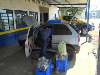 Jovem de 18 anos sem CNH é preso transportando mais de 60 kg de droga em Gol Jovem de 18 anos sem CNH é preso transportando mais de 60 kg de droga em Gol