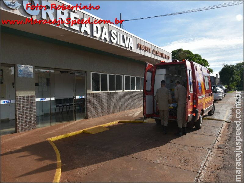 Maracaju: Bombeiros atendem ocorrência no Bairro Cambaraí, onde homem estava com a mão presa em máquina de cilindrar massa de pão