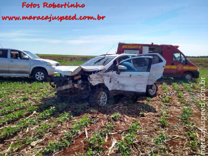 Maracaju: Corpo de Bombeiros atendem capotamento de veículo na BR-267 Maracaju: Corpo de Bombeiros atendem capotamento de veículo na BR-267