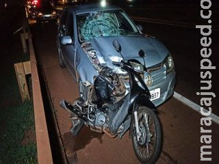 Motociclista morre após ser atingida por carro perto de pesqueiro na BR-163 Motociclista morre após ser atingida por carro perto de pesqueiro na BR-163