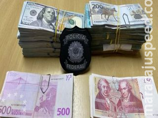 PF apreendeu fortuna em libras, euros, dólares e reais durante a Operação Motor de Lama PF apreendeu fortuna em libras, euros, dólares e reais durante a Operação Motor de Lama