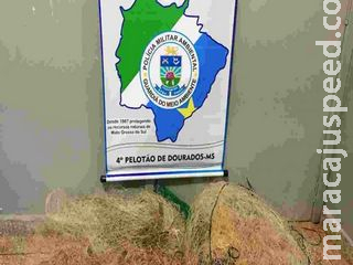 Polícia prende em flagrante e autua pescador com redes durante a Piracema