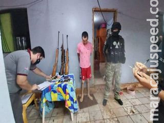 Traficante brasileiro foragido da Justiça é preso na fronteira Traficante brasileiro foragido da Justiça é preso na fronteira