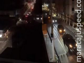 Assaltantes utilizam carros esportivos de luxo durante roubo em Criciúma