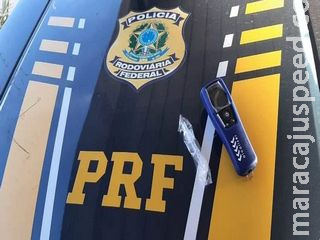 Caminhoneiro é preso pela PRF dirigindo bêbado na BR-267 Caminhoneiro é preso pela PRF dirigindo bêbado na BR-267