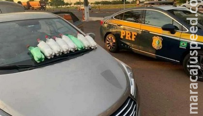 Casal é preso com 9 Kg de cocaína na BR-262 em Terenos