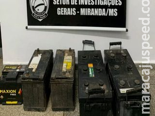 Ex-funcionário é preso por furtar baterias de fazenda e vender em grupos de ‘Whats’ Ex-funcionário é preso por furtar baterias de fazenda e vender em grupos de ‘Whats’