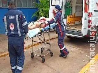 Mulher é esfaqueada pelo marido na frente dos filhos em Dourados