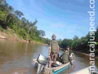 PMA e DOF fiscalizam Rio Apa na fronteira em prevenção à pesca predatória PMA e DOF fiscalizam Rio Apa na fronteira em prevenção à pesca predatória