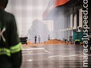 Polícia aguarda laudo de câmeras de segurança para concluir inquérito do incêndio no Atacadão