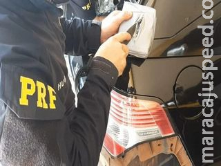 PRF apreende 30 quilos de cocaína durante abordagem na BR-262