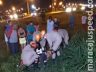 Venezuelano fica gravemente ferido em acidente na MS-156 Venezuelano fica gravemente ferido em acidente na MS-156