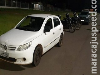 Bandidos do Gol branco que faziam arrastão em bairros da Capital são presos durante a madrugada