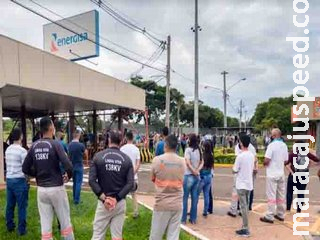 Energisa emite nota a imprensa, após eletricitários fazerem protesto contra Energisa e cogitarem greve por reajuste salarial Energisa emite nota a imprensa, após eletricitários fazerem protesto contra Energisa e cogitarem greve por reajuste salarial