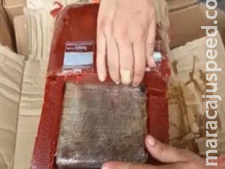 Fiscais apreendem 670 kg de cocaína em carga de goiabada com destino à Bélgica Fiscais apreendem 670 kg de cocaína em carga de goiabada com destino à Bélgica