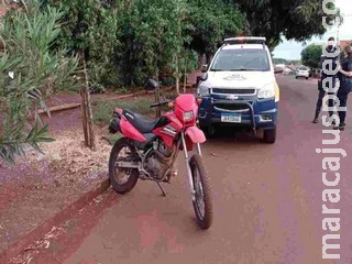 Guarda Municipal recupera motocicleta furtada na BR-163