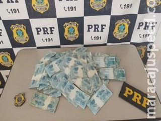 Homem é preso em cidade de MS transportando R$ 120 mil sem origem comprovada