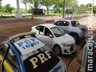 Mulheres são presas com carros de locadora na BR-262 Mulheres são presas com carros de locadora na BR-262