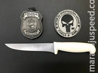 Polícia apreende adolescente que matou homem com facadas nas costas e cabeça em MS Polícia apreende adolescente que matou homem com facadas nas costas e cabeça em MS