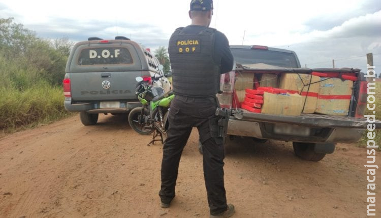 Adolescente é flagrado na MS-156 com quase duas toneladas de droga em carro roubado Adolescente é flagrado na MS-156 com quase duas toneladas de droga em carro roubado