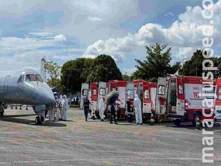 Amazonas transferiu para outros estados 506 pacientes com covid-19 Amazonas transferiu para outros estados 506 pacientes com covid-19