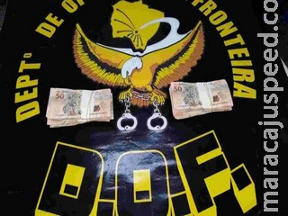 Foragido da Justiça é preso com 256 cédulas faltas de R$ 50