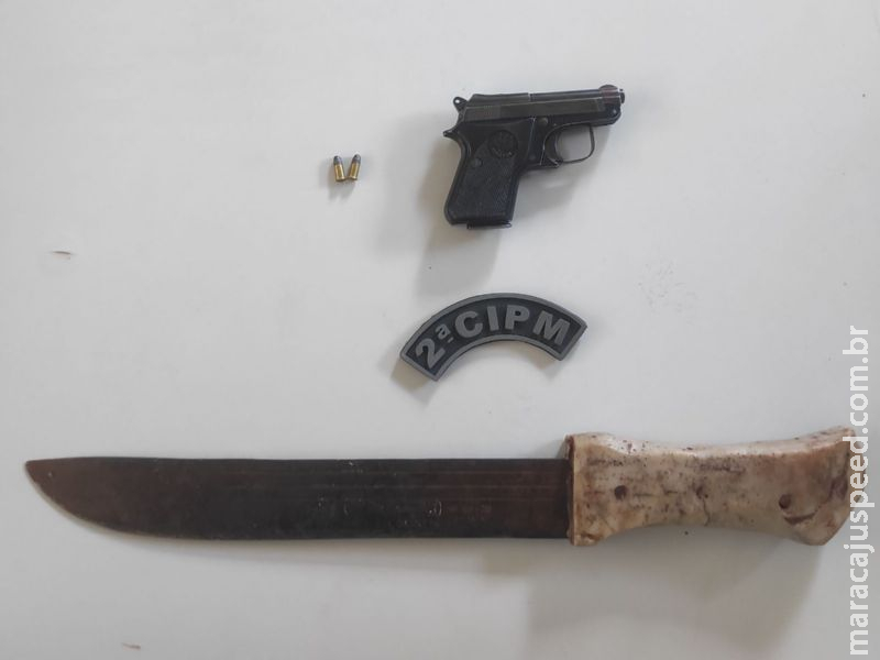 Maracaju: PM prende homem de 63 anos de idade, acusado de estupro de vulnerável e posse irregular de arma de fogo de uso permitido Maracaju: PM prende homem de 63 anos de idade, acusado de estupro de vulnerável e posse irregular de arma de fogo de uso permitido