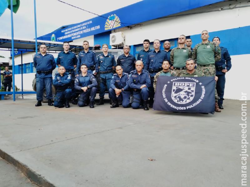 Maracaju: Polícia Militar encerrou a 1º reunião de treinamento e planejamento do “Plano de Defesa”