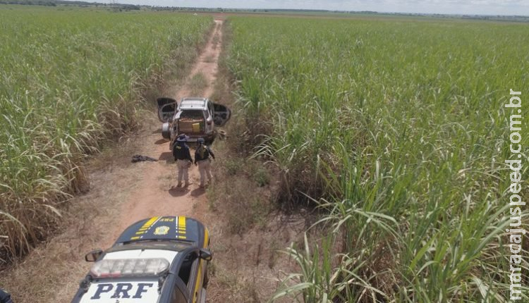 Perseguição termina com traficante preso e 1 tonelada de maconha interceptada