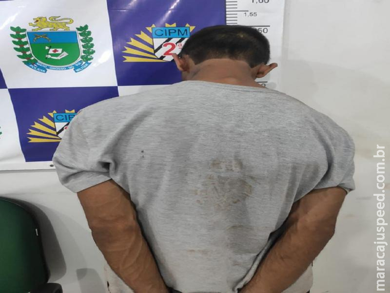 Polícia Civil e Polícia Militar, efetuam prisão em flagrante de autor de furtos cometidos a estabelecimentos comerciais em Maracaju