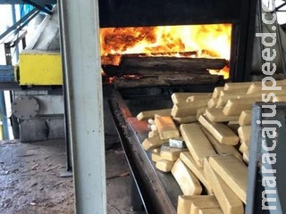 Polícia Civil incinera mais de 400 kg de drogas em Nova Andradina Polícia Civil incinera mais de 400 kg de drogas em Nova Andradina