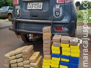 Polícia encontra R$ 1,5 milhão em drogas escondidas próximo da MS-244 Polícia encontra R$ 1,5 milhão em drogas escondidas próximo da MS-244