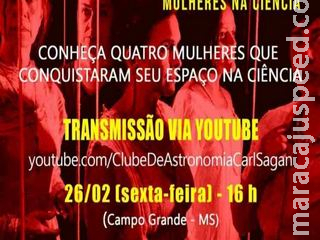 Teatro on-line e live abordam mulheres que se destacaram na Ciência Teatro on-line e live abordam mulheres que se destacaram na Ciência