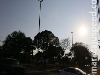 Tempo segue firme na maior parte do MS e temperaturas chegam aos 37ºC Tempo segue firme na maior parte do MS e temperaturas chegam aos 37ºC