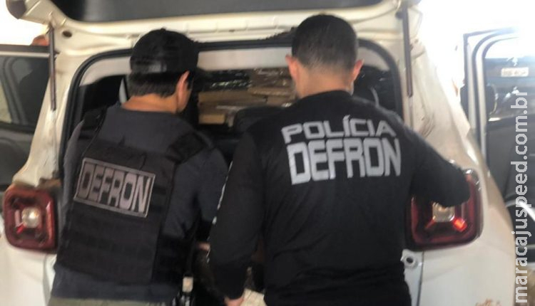 Traficante abandona jipe com mais de uma tonelada de maconha na MS-379 Traficante abandona jipe com mais de uma tonelada de maconha na MS-379