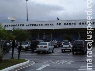 Aeroporto de Campo Grande opera sem restrições e tem 10 voos previstos Aeroporto de Campo Grande opera sem restrições e tem 10 voos previstos